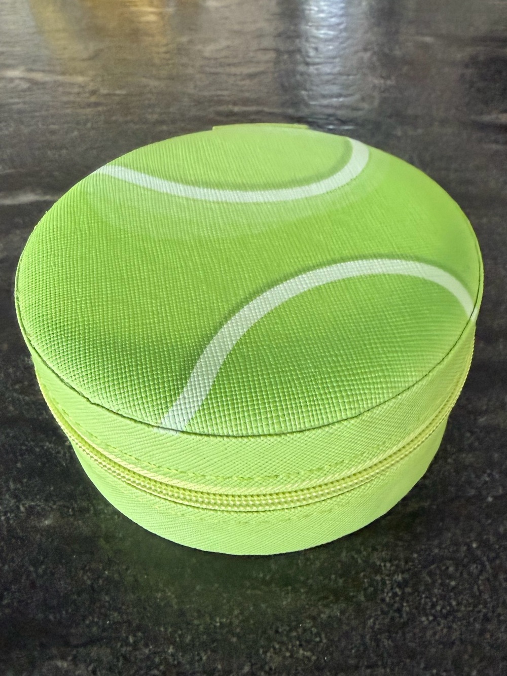 Tennis Ball Travel Jewelry Case